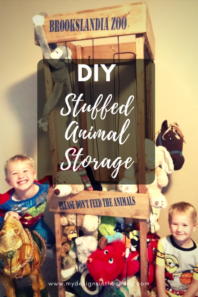 DIY Stuffed Animal Zoo - My Designs In the Chaos stuff animal zoo
