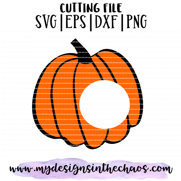 Download Pumpkin Monogram Frame My Designs In The Chaos