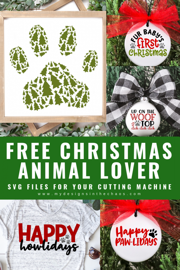 free christmas animal lover