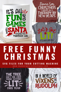 Download Free Funny Christmas Svg Designs My Designs In The Chaos PSD Mockup Templates