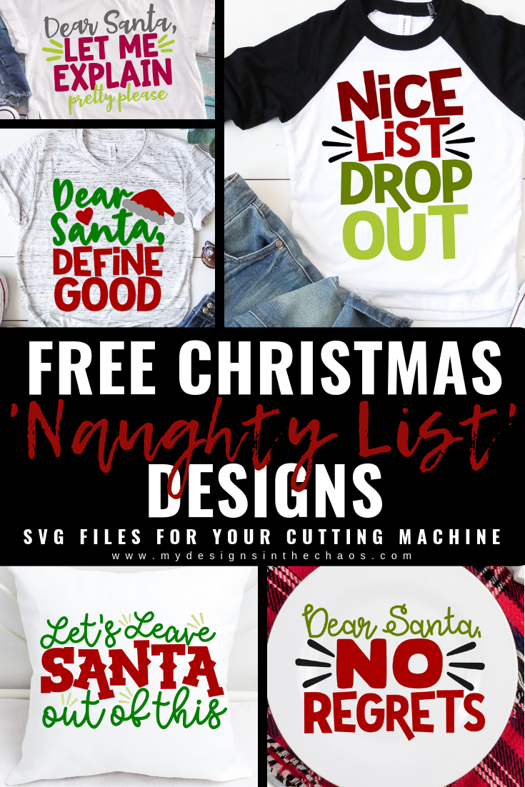 Download Christmas Svg Files Naughty List My Designs In The Chaos