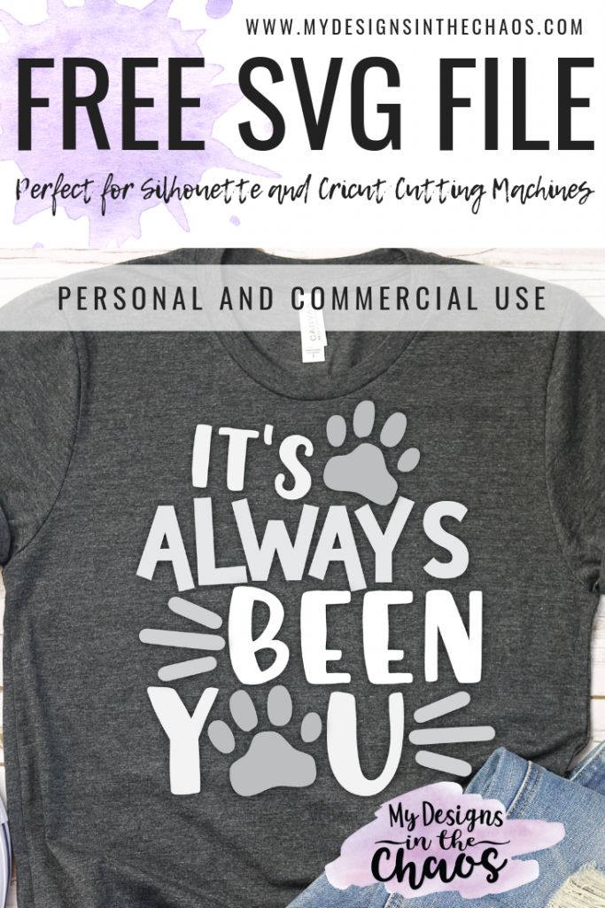 animal lover free svg it's always been you