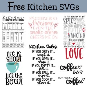 Free Kitchen Sign SVGs - Grandma's Kitchen Sign - unOriginal Mom