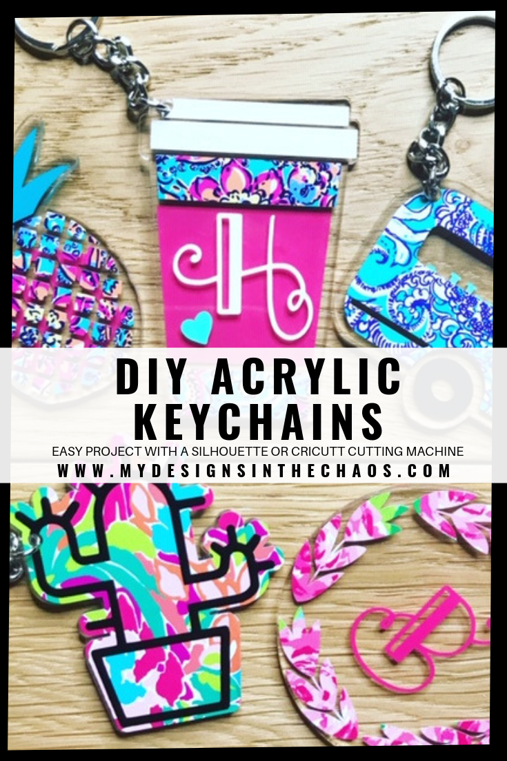 DIY acrylic key chain
