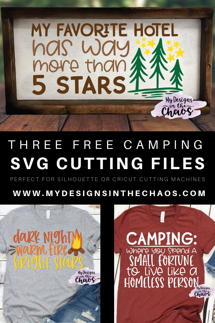 Download Free Camping SVG File For Silhouette or Cricut - My ...