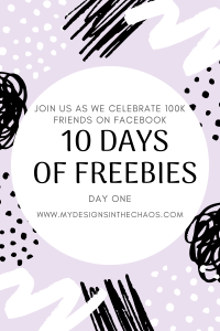 Download Day One Of Free Svg Files My Designs In The Chaos
