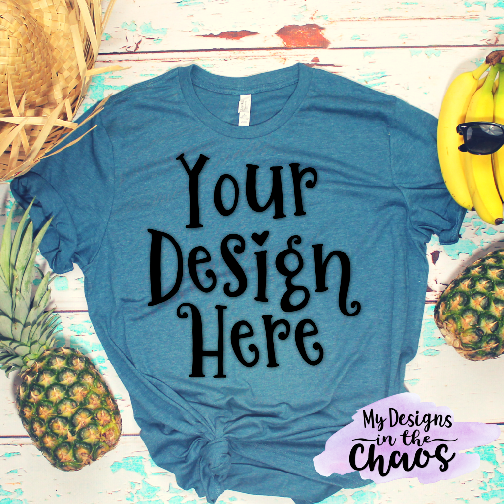 Download Blue T-Shirt Blank Mock Up - My Designs In the Chaos