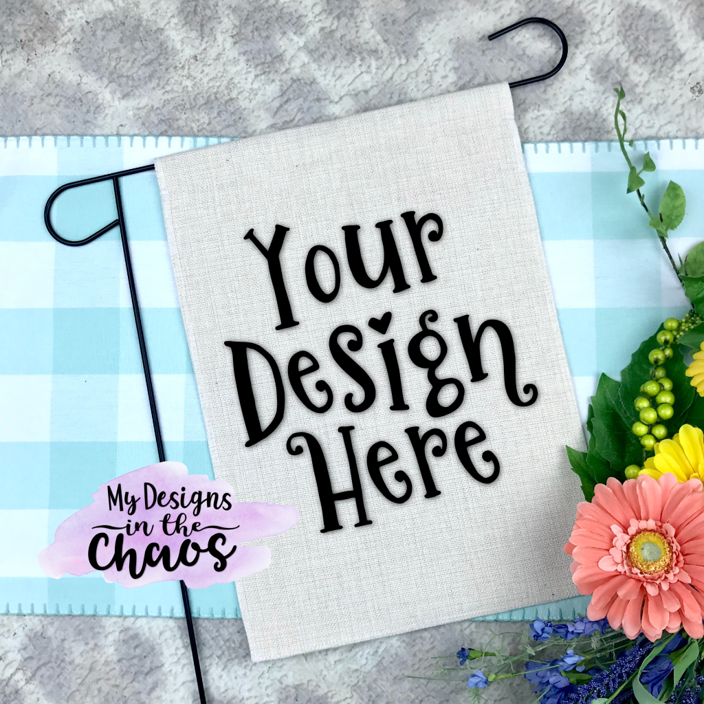 Download Garden Flag Mock Up - My Designs In the Chaos