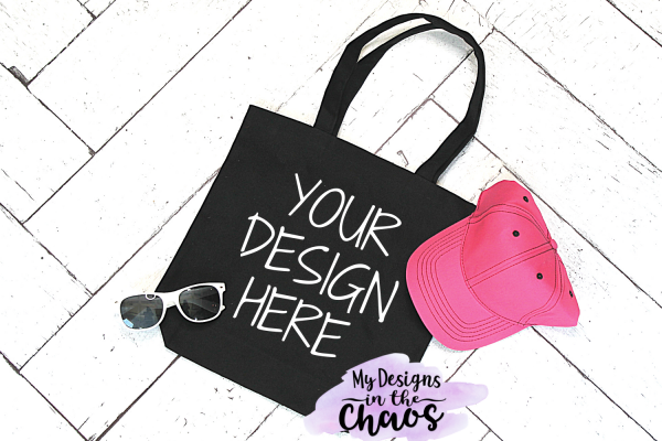 Download Black Tote Bag Mock Up - My Designs In the Chaos