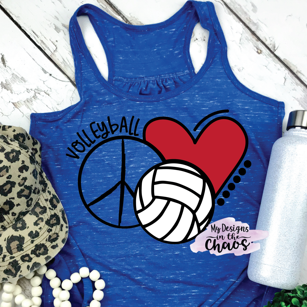 Download Peace Love and Volleyball - My Designs In the Chaos