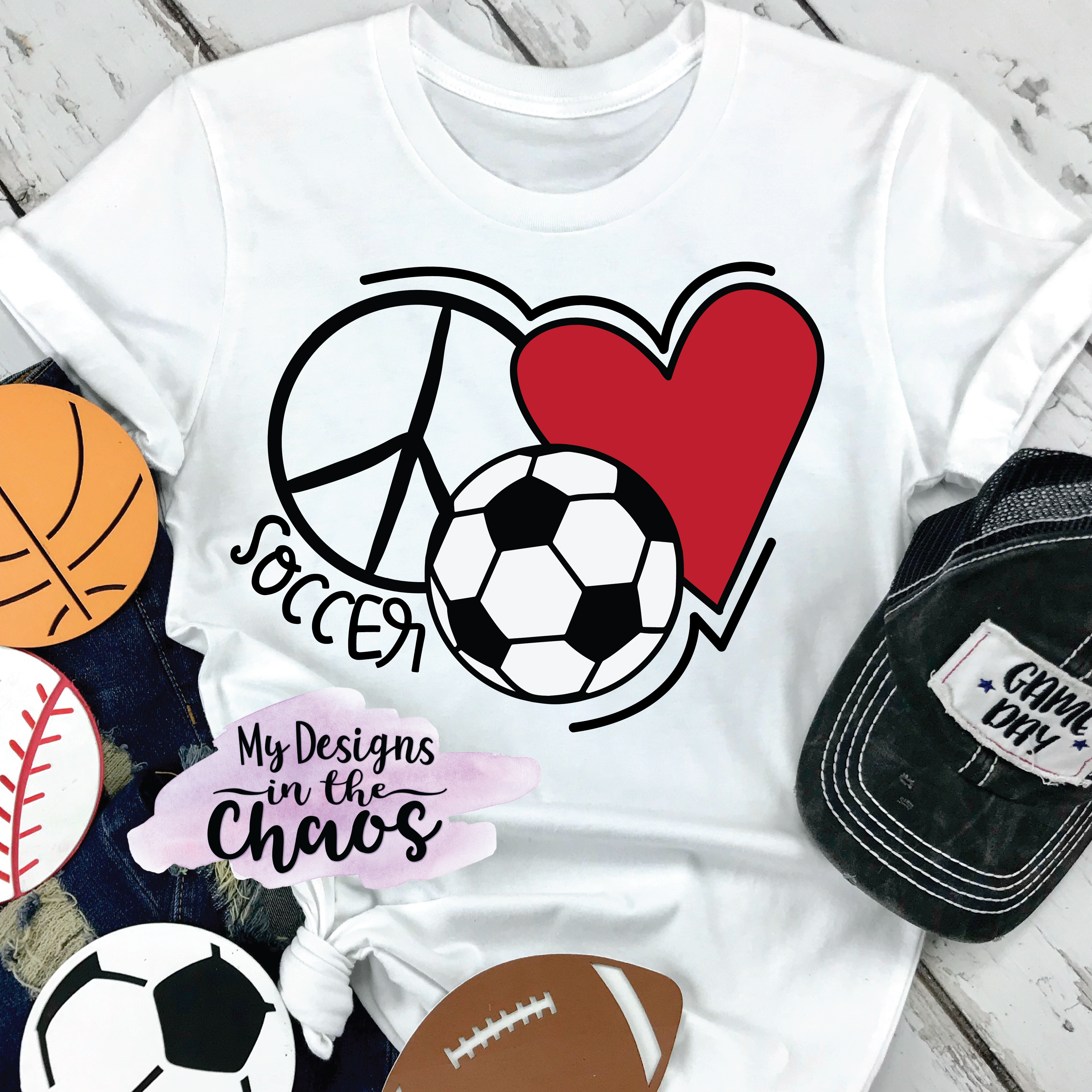 Download Peace Love and Soccer - My Designs In the Chaos