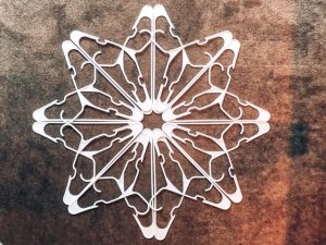Plastic Hanger Snowflake