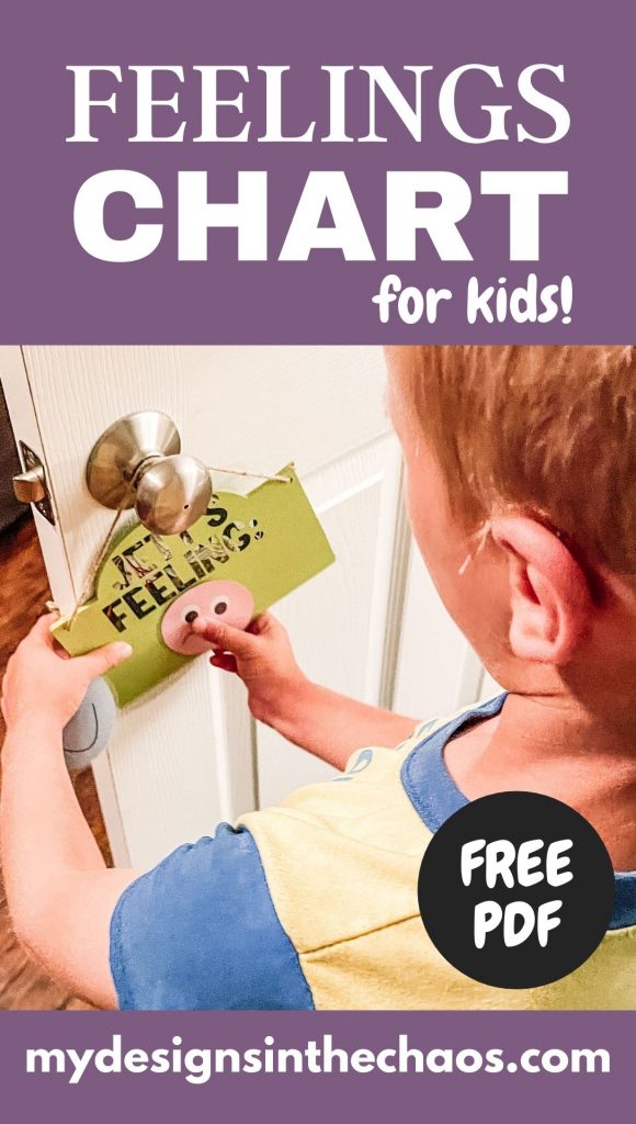 feelings chart for kids with free pdf
