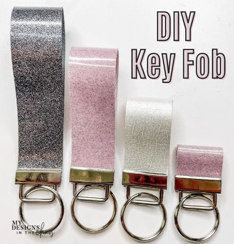 How to Make Keychains Using Permanent Adhesive Vinyl & Transfer