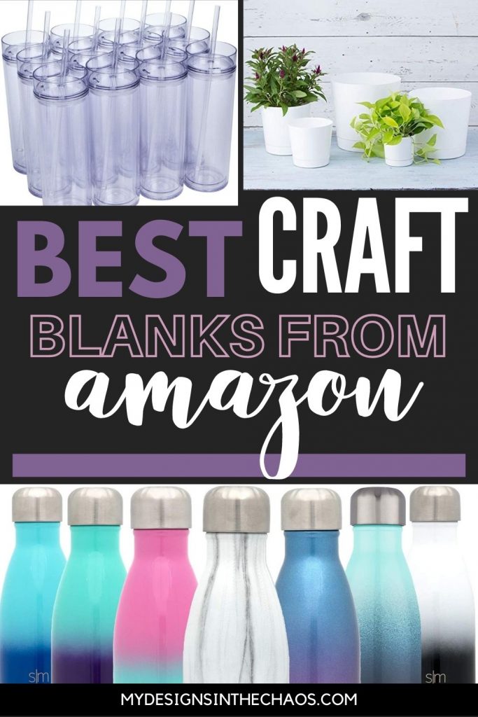 The Best Craft Blanks to Use for Cricut Vinyl Projects - My Designs In the  Chaos craft blanks for vinyl
