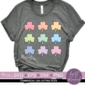 Colorful Clovers