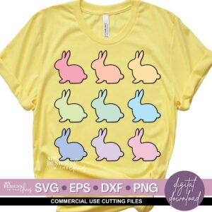 Colorful Bunnies