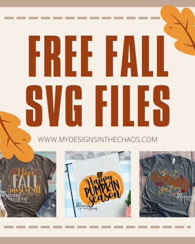 Fall SVG File for Silhouette and Cricut